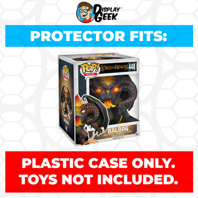 Pop Protector for 6 inch Balrog #448 Super Funko Pop on The Protector Guide App by Display Geek