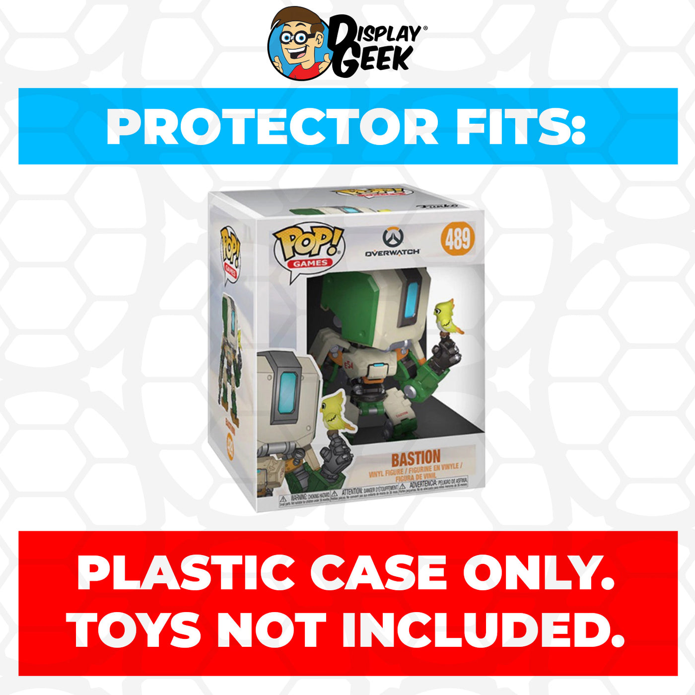Pop Protector for 6 inch Bastion #489 Super Funko Pop on The Protector Guide App by Display Geek