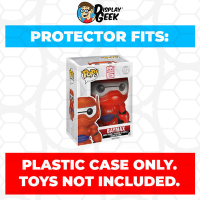 Pop Protector for 6 inch Baymax Armored #112 Super Funko Pop on The Protector Guide App by Display Geek