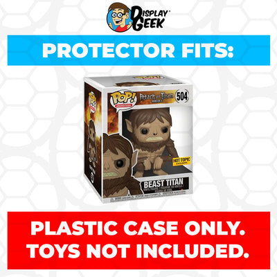 Pop Protector for 6 inch Beast Titan #504 Super Funko Pop on The Protector Guide App by Display Geek