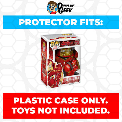 Pop Protector for 6 inch Hulkbuster #73 Super Funko Pop on The Protector Guide App by Display Geek