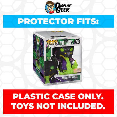 Pop Protector for 6 inch Maleficent as the Dragon Glow #720 Super Funko Pop on The Protector Guide App by Display Geek