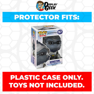 Pop Protector for 6 inch Winston #97 Super Funko Pop on The Protector Guide App by Display Geek