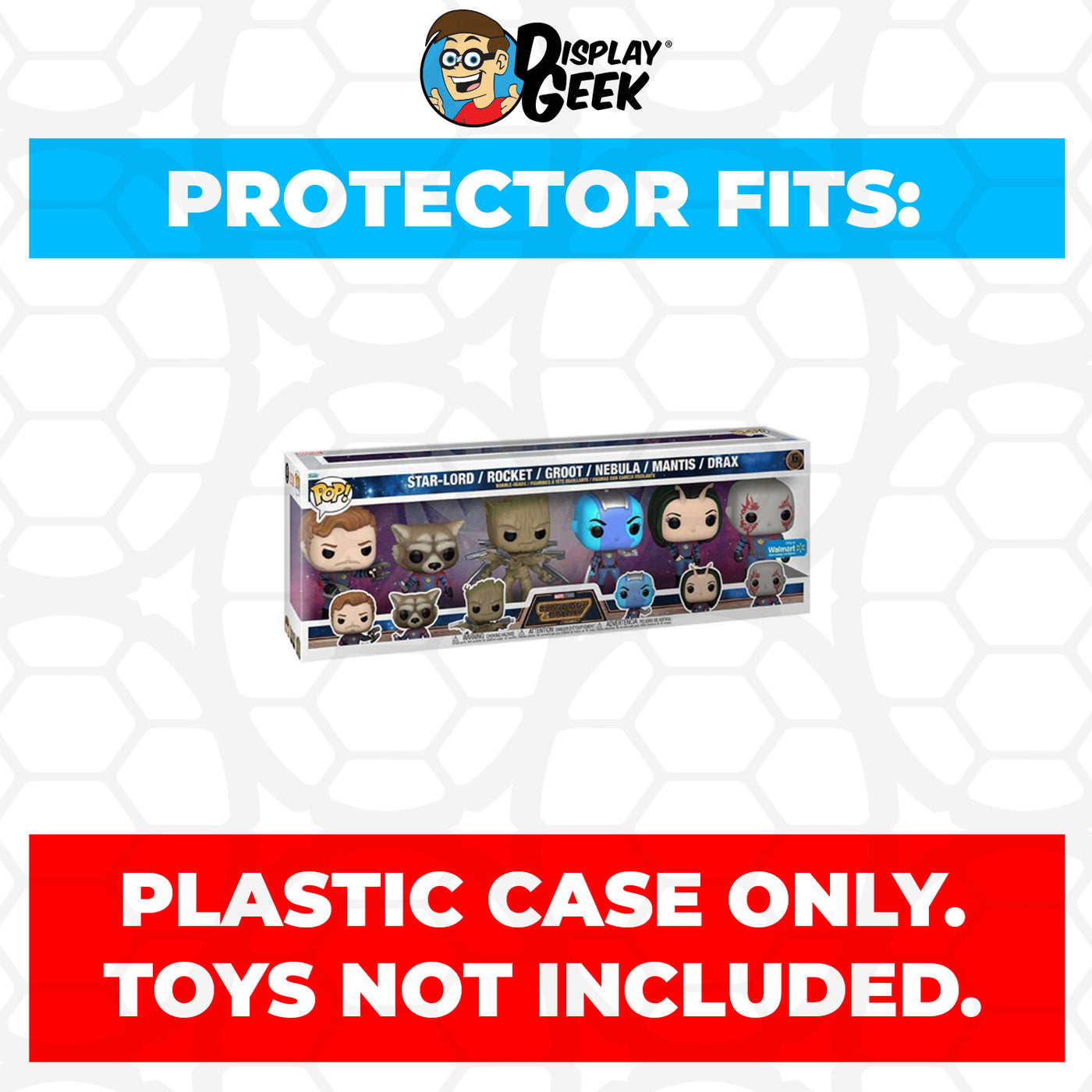 Pop Protector for 6 Pack Guardians of the Galaxy Funko Pop on The Protector Guide App by Display Geek