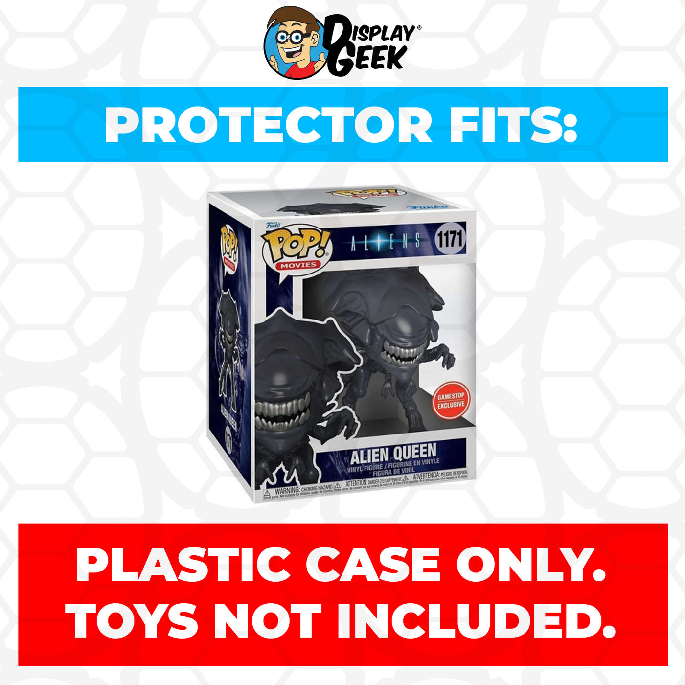 Pop Protector for 6 inch Alien Queen #1171 Super Funko Pop on The Protector Guide App by Display Geek