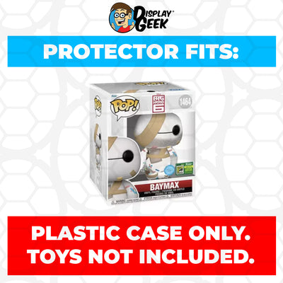 Pop Protector for 6 inch Baymax Bandaged Glitter SDCC #1464 Super Funko Pop on The Protector Guide App by Display Geek