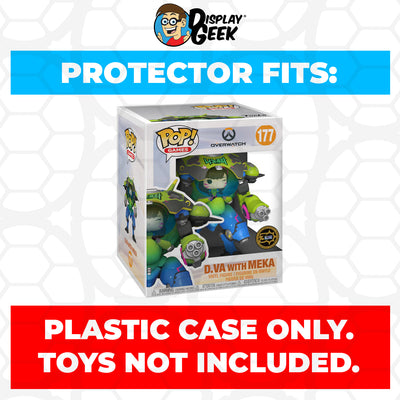 Pop Protector for 6 inch D.Va with MEKA Nano Cola #177 Super Funko Pop on The Protector Guide App by Display Geek