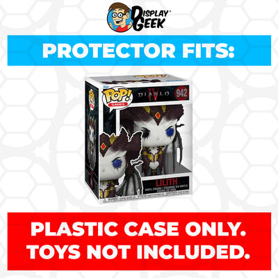 Pop Protector for 6 inch Diablo IV Lilith #942 Super Funko Pop on The Protector Guide App by Display Geek