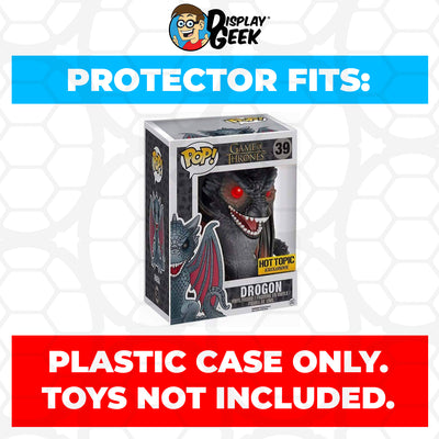 Pop Protector for 6 inch Drogon #46 Super Funko Pop on The Protector Guide App by Display Geek
