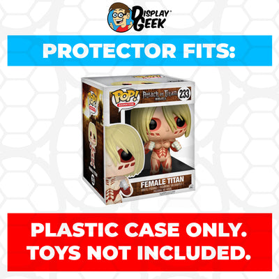 Pop Protector for 6 inch Female Titan #233 Super Funko Pop on The Protector Guide App by Display Geek