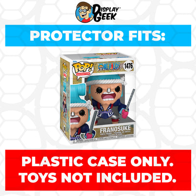 Pop Protector for 6 inch One Piece Franosuke in Wano Outfit #1449 Super Size Funko Pop on The Protector Guide App by Display Geek