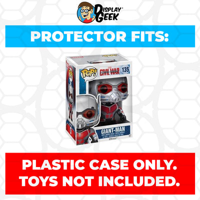 Pop Protector for 6 inch Giant-Man Civil War #135 Super Funko Pop on The Protector Guide App by Display Geek