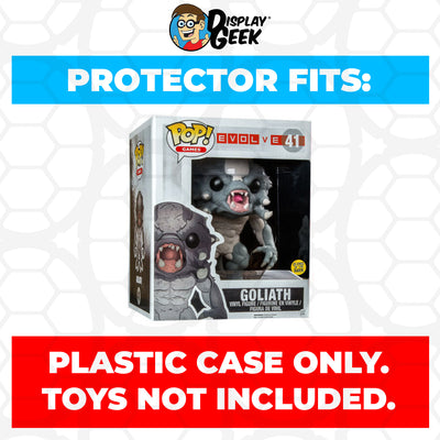 Pop Protector for 6 inch Goliath Savage Glow #41 Super Funko Pop on The Protector Guide App by Display Geek