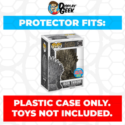 Pop Protector for 6 inch Iron Throne NYCC #38 Super Funko Pop on The Protector Guide App by Display Geek