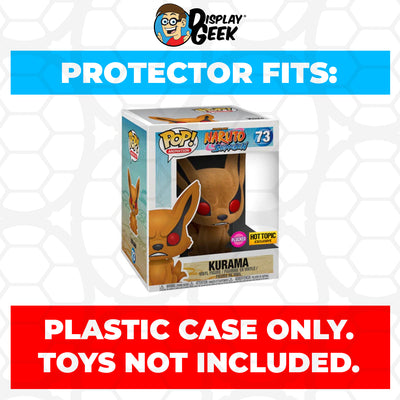 Pop Protector for 6 inch Kurama Flocked #73 Super Funko Pop on The Protector Guide App by Display Geek