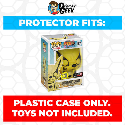 Pop Protector for 6 inch Kurama Mode Kurama Glow #97 Super Funko Pop on The Protector Guide App by Display Geek