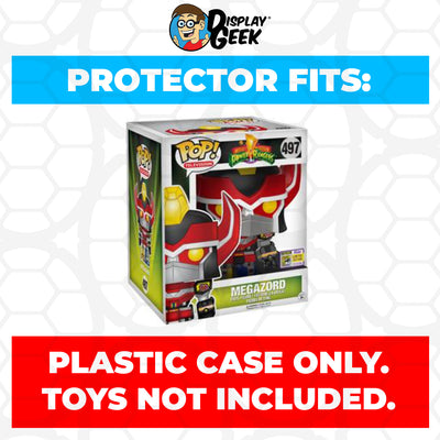 Pop Protector for 6 inch Megazord SDCC #497 Super Funko Pop on The Protector Guide App by Display Geek