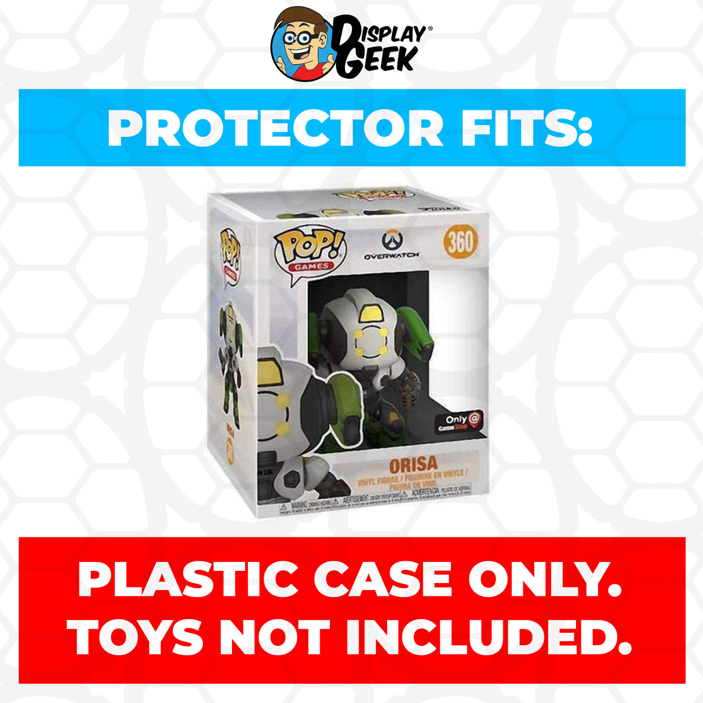 Pop Protector for 6 inch Orisa OR-15 #360 Super Funko Pop on The Protector Guide App by Display Geek