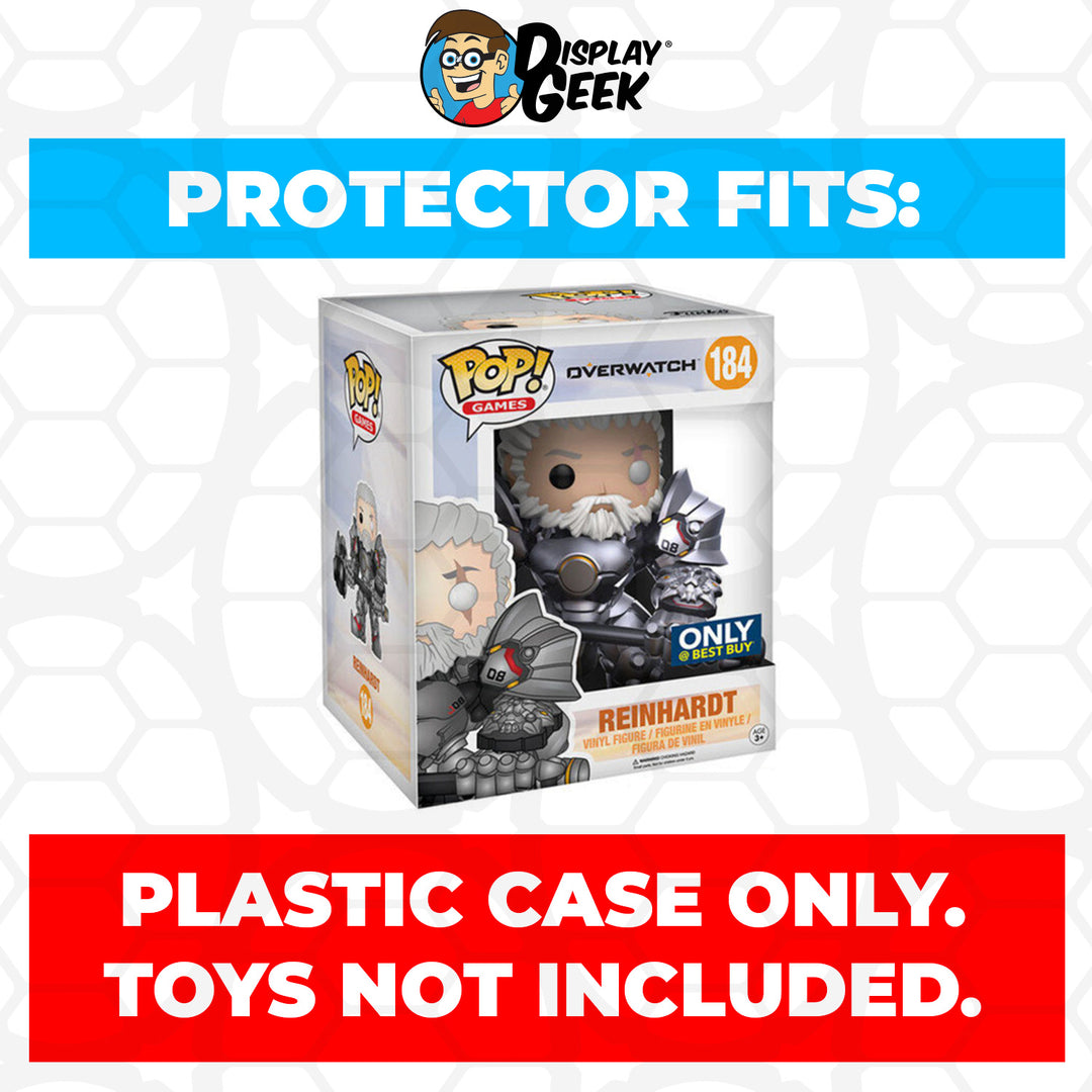 Pop Protector for inch Reinhardt No Helmet #184 Super Funko Pop