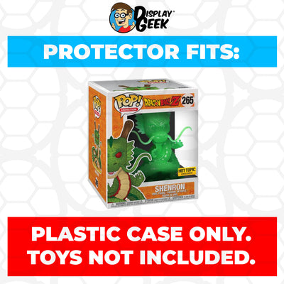 Pop Protector for 6 inch Shenron Jade Green #265 Super Funko Pop on The Protector Guide App by Display Geek