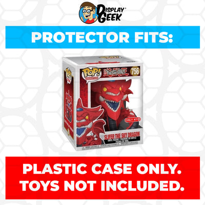 Pop Protector for 6 inch Slifer the Sky Dragon #756 Super Funko Pop on The Protector Guide App by Display Geek