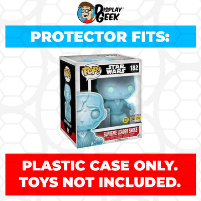 Pop Protector for 6 inch Supreme Leader Snoke Glow SDCC #182 Super Funko Pop on The Protector Guide App by Display Geek