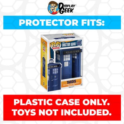Pop Protector for 6 inch TARDIS #227 Super Funko Pop on The Protector Guide App by Display Geek