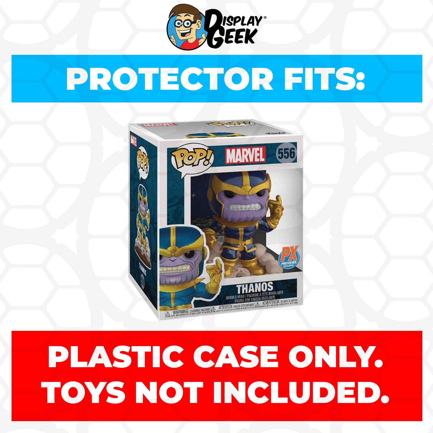 Pop Protector for inch Thanos Snap #556 Super Funko Pop