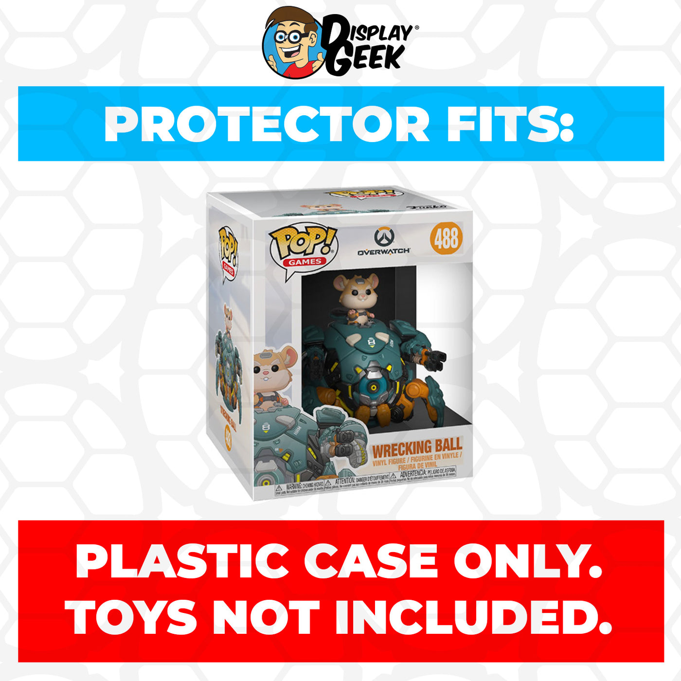 Pop Protector for 6 inch Wrecking Ball #488 Super Funko Pop on The Protector Guide App by Display Geek