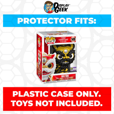Pop Protector for 6 inch Wu Shi Black & Gold SDCC #149 Super Size Funko Pop on The Protector Guide App by Display Geek