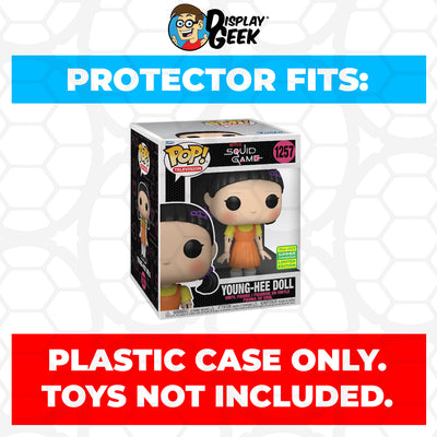 Pop Protector for 6 inch Young-Hee Doll SDCC #1257 Super Funko Pop on The Protector Guide App by Display Geek