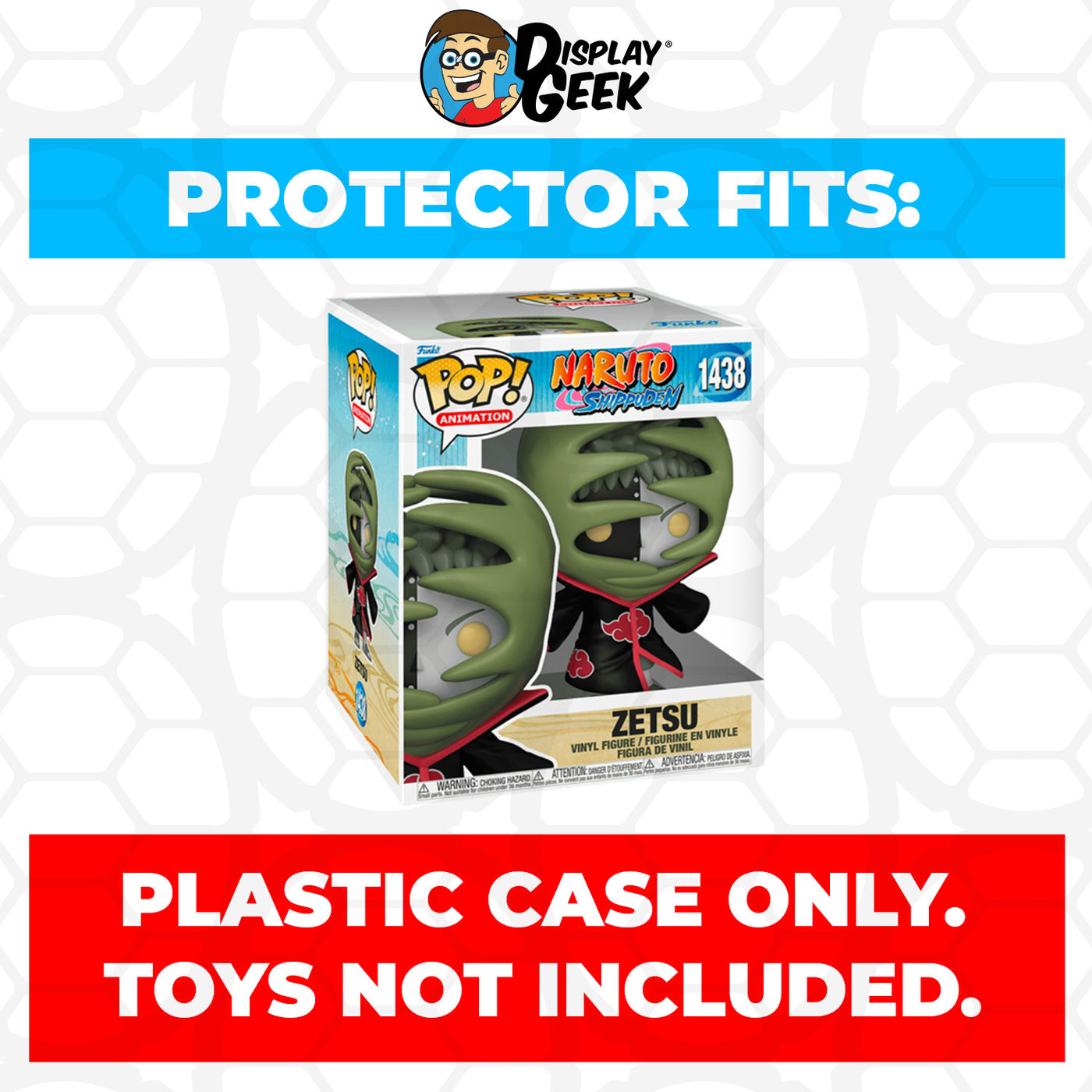 Pop Protector for 6 inch Zetsu #1438 Super Size Funko Pop on The Protector Guide App by Display Geek