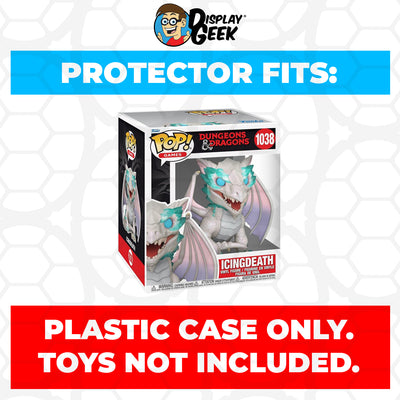 Pop Protector for 6 inch Dungeons & Dragons Icingdeath #1038 Super Size - 0.60mm Thick UV and Scratch Resistant Shield - Available on The Protector Guide App by Display Geek