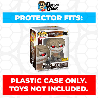 Pop Protector for 6 inch Jaw Titan Falco #1619 Super Funko Pop on The Protector Guide App by Display Geek