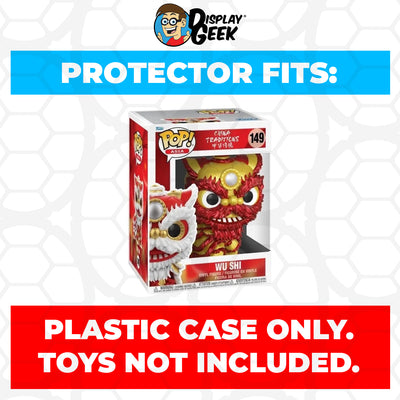 Pop Protector for 6 inch Wu Shi #149 Super Funko Pop on The Protector Guide App by Display Geek