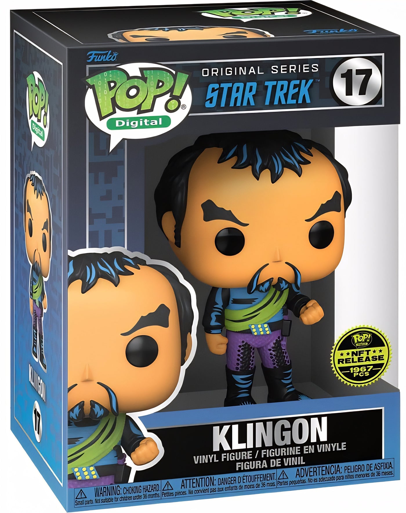 POP! Digital 17 Star Trek, Klingon (1,967 PCS) Exclusive