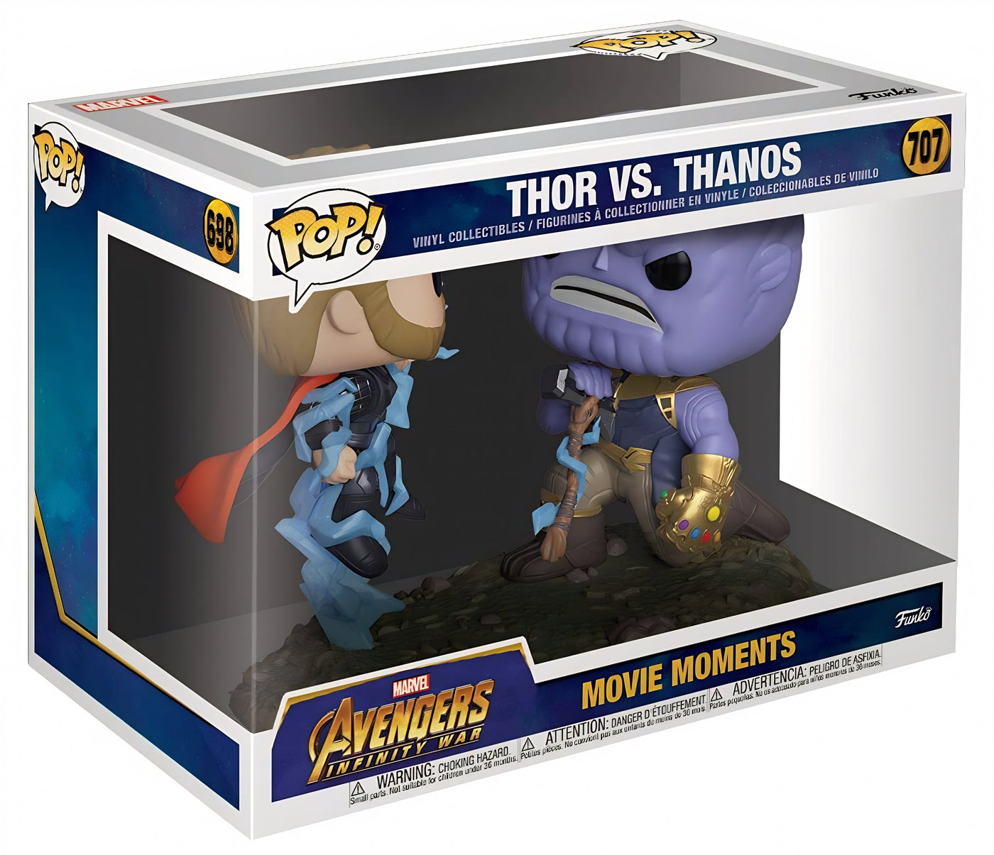 POP! Marvel (Movie Moments): 707 Infinity War, Thor vs Thanos