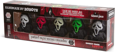 Ghost Face Micro Size Vinyl Figure 5-Pack Charms Set (Handmade by Robots)