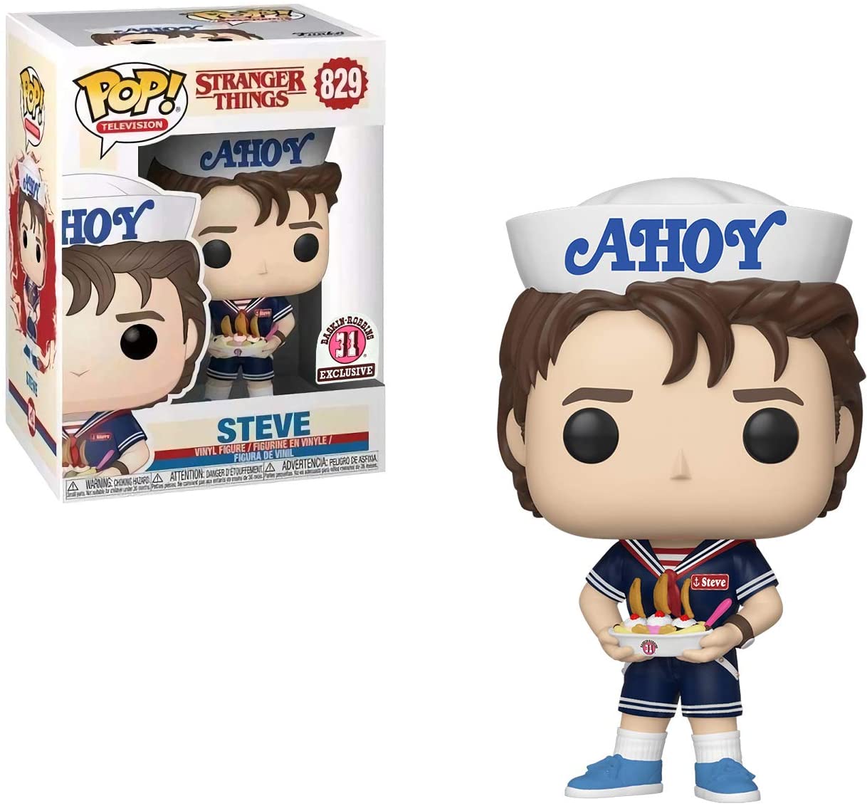 POP! Television: 829 Stranger Things, Steve (Baskin Robbins) Exclusive