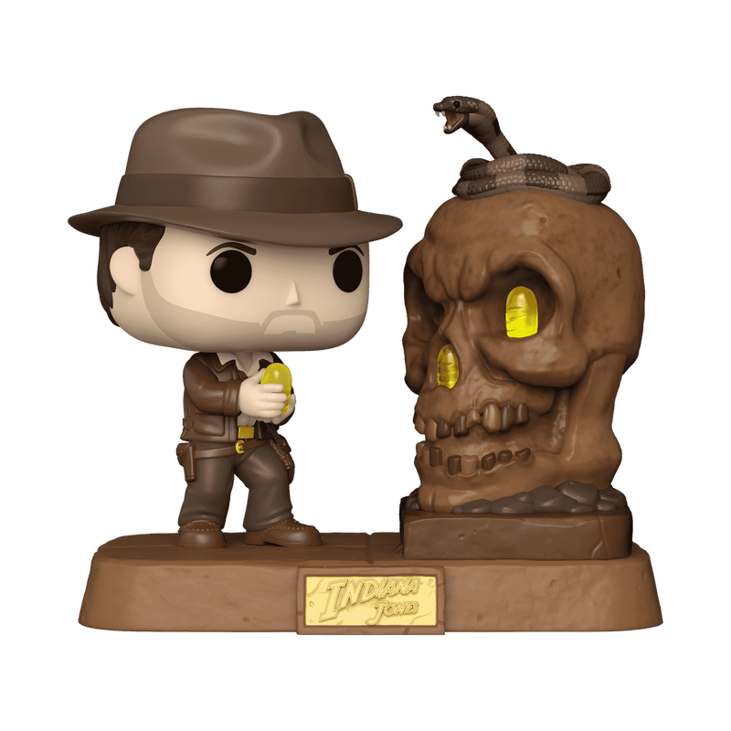 POP! Movies: 1361 Indiana Jones, Indiana Jones (Lights Up) (Deluxe) Ex–  Display Geek, Inc.