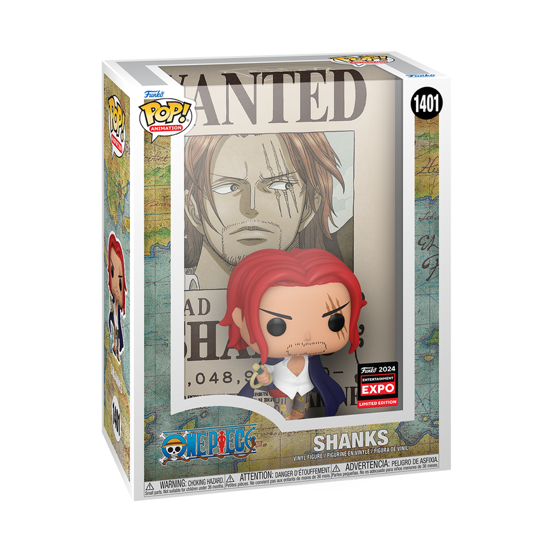 Funko Pop Movie Poster: One Piece - Shanks (2024 Limited Edition Entertainment Expo Shared Exclusive)