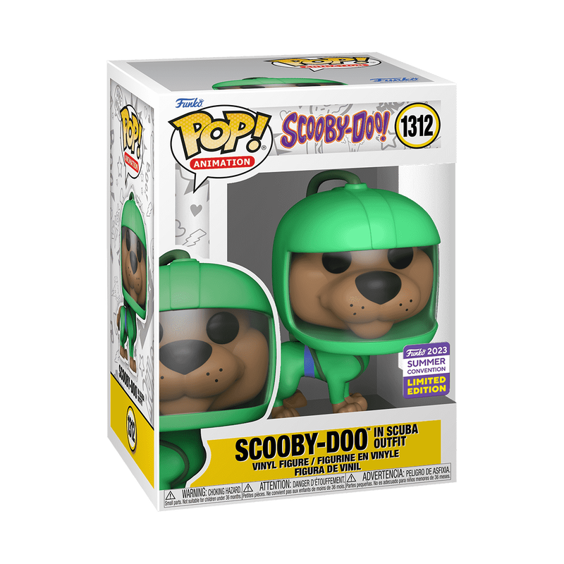 POP! Animation: 1312 Scooby-Doo!, Scooby-Doo in Scuba Outfit Exclusive