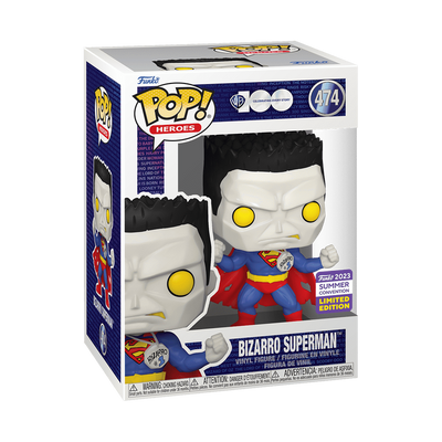 POP! Heroes: 474 WB 100, Bizarro Superman Exclusive