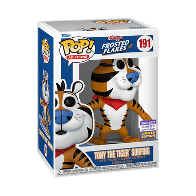 POP! Ad Icons: 191 Frosted Flakes, Tony the Tiger Surfing Exclusive