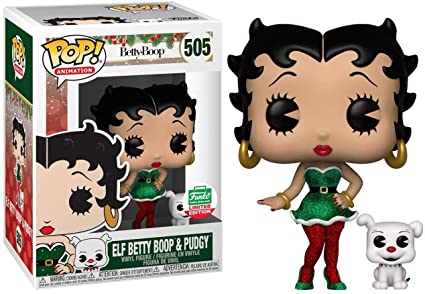 POP! Animation: 505 Betty Boop, Elf Betty Boop And Pudgy Exclusive