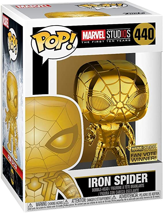 POP! Marvel: 440 Marvel Studios, Iron Spider (Gold CRM) (Fan Vote Winner)