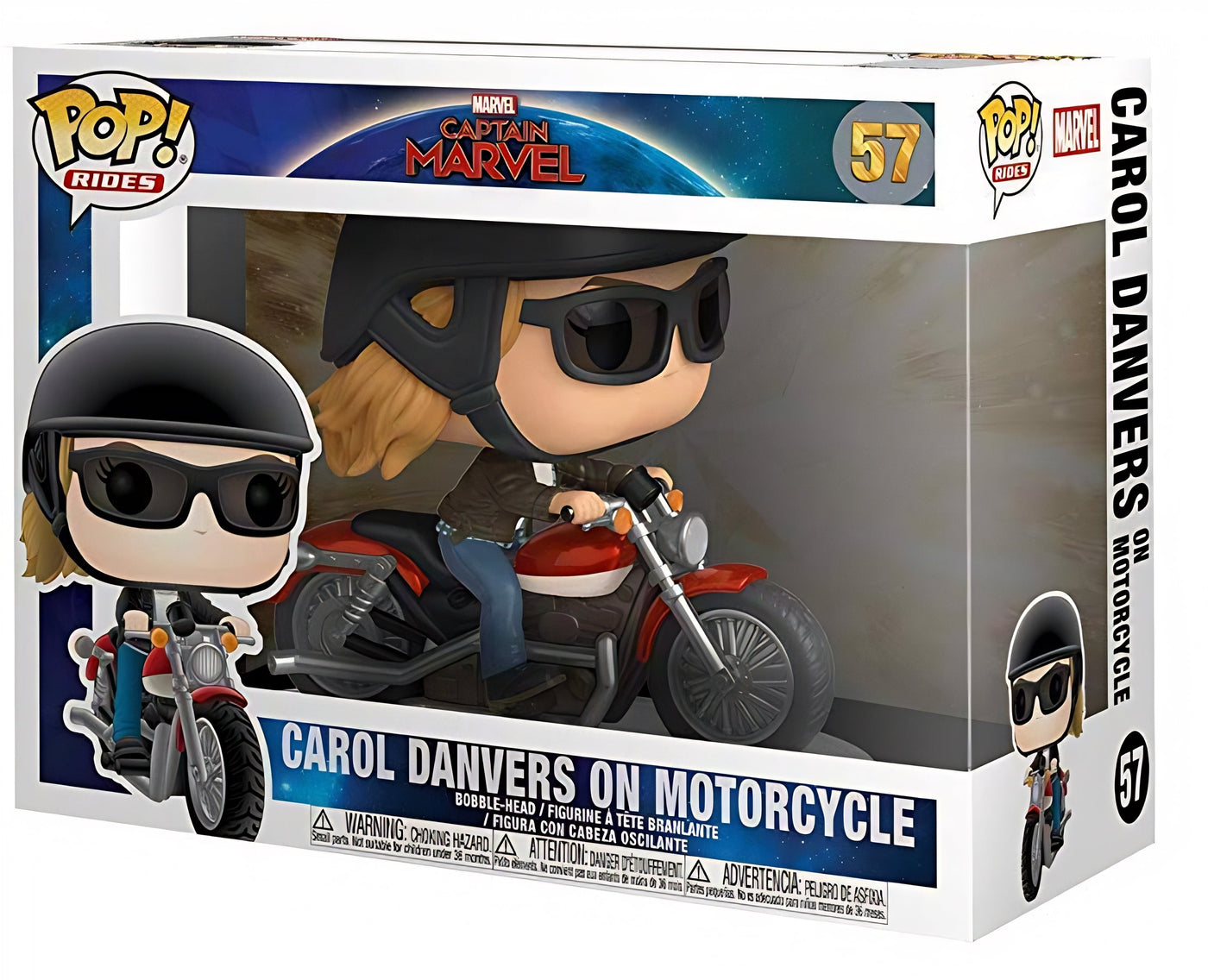 POP! Rides (Marvel): 57 Captain Marvel, Carol Danvers (Motorcycle)