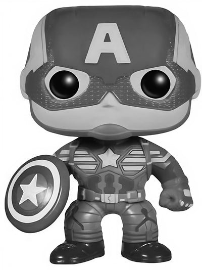 POP! Marvel: 41 CPT America The Winter Soldier, CPT America (BW) Exclusive