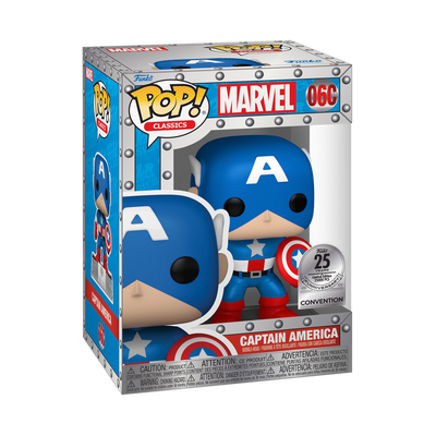 POP! Classics: 06C 25th (Marvel), CPT America (25,000 PCS) Exclusive