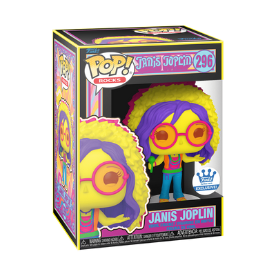 POP! Rocks: 296 Janis Joplin, Janis Joplin (BL) Exclusive